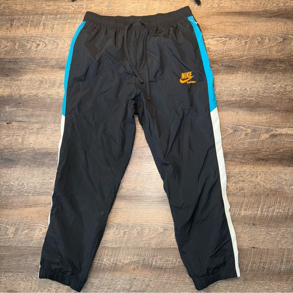 Nike Sportswear Archive Woven Track Pants Joggers Men's Size XXL Black/White